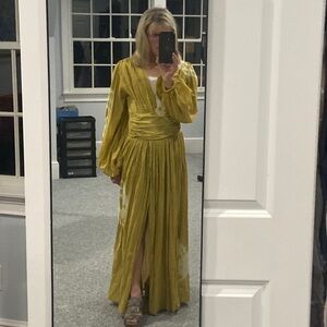 NWT Jen’s Pirate Booty Kaftan. P/S. Gold tie dye.